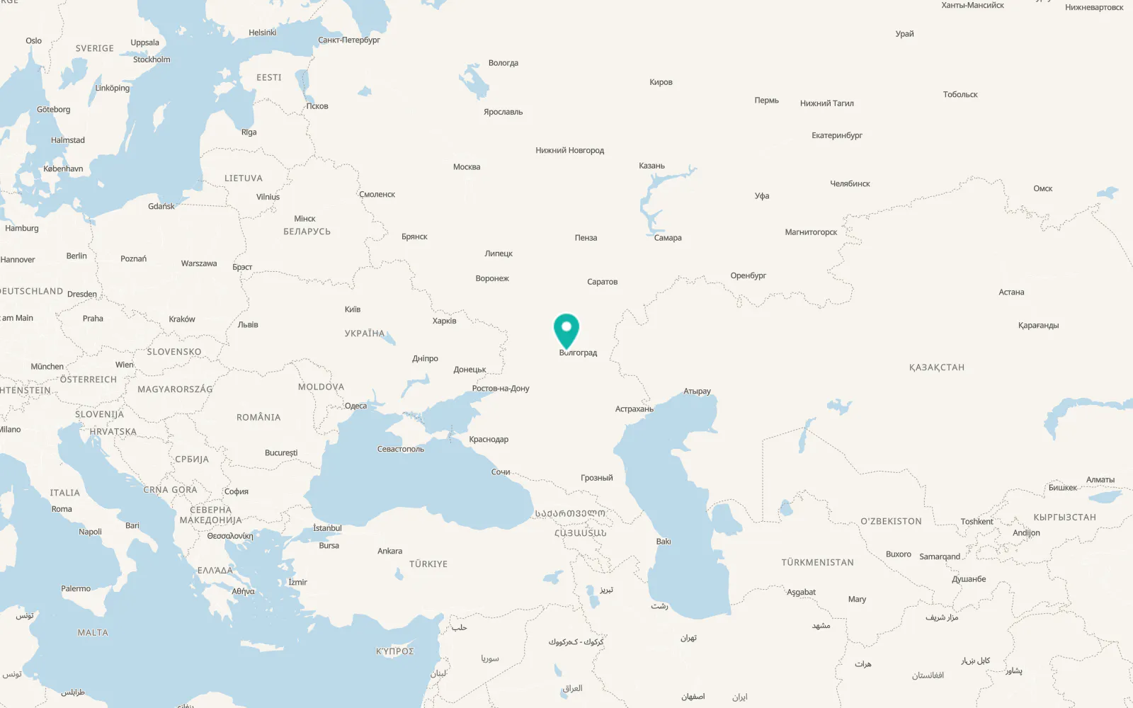 Map of Oktyabr’skiy