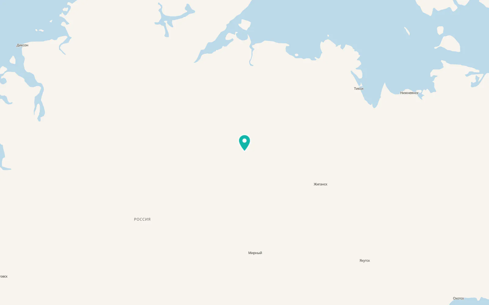 Map of Olenyok
