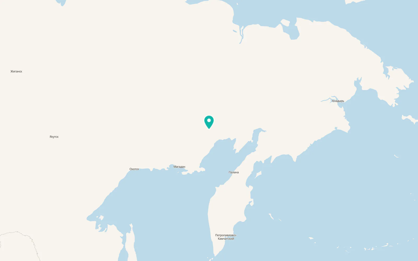 Map of Omsukchan