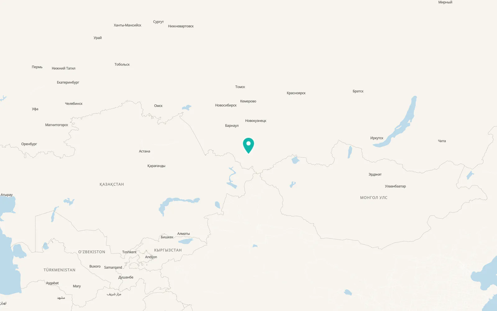 Map of Onguday