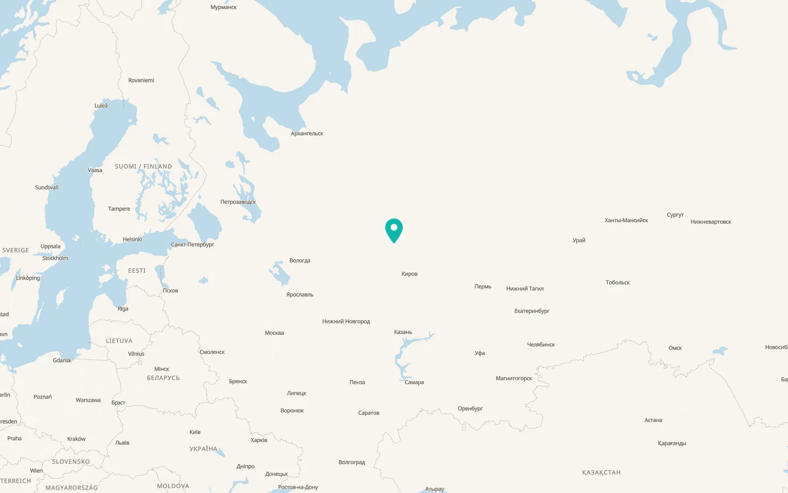 Map of Oparino