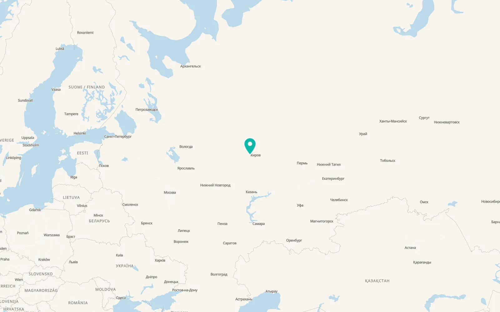 Map of Orlov