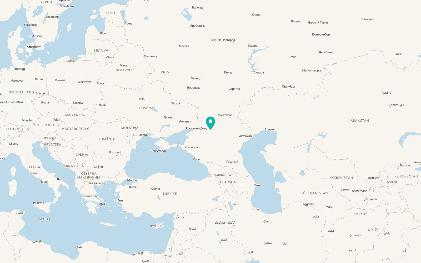 Map of Orlovskiy