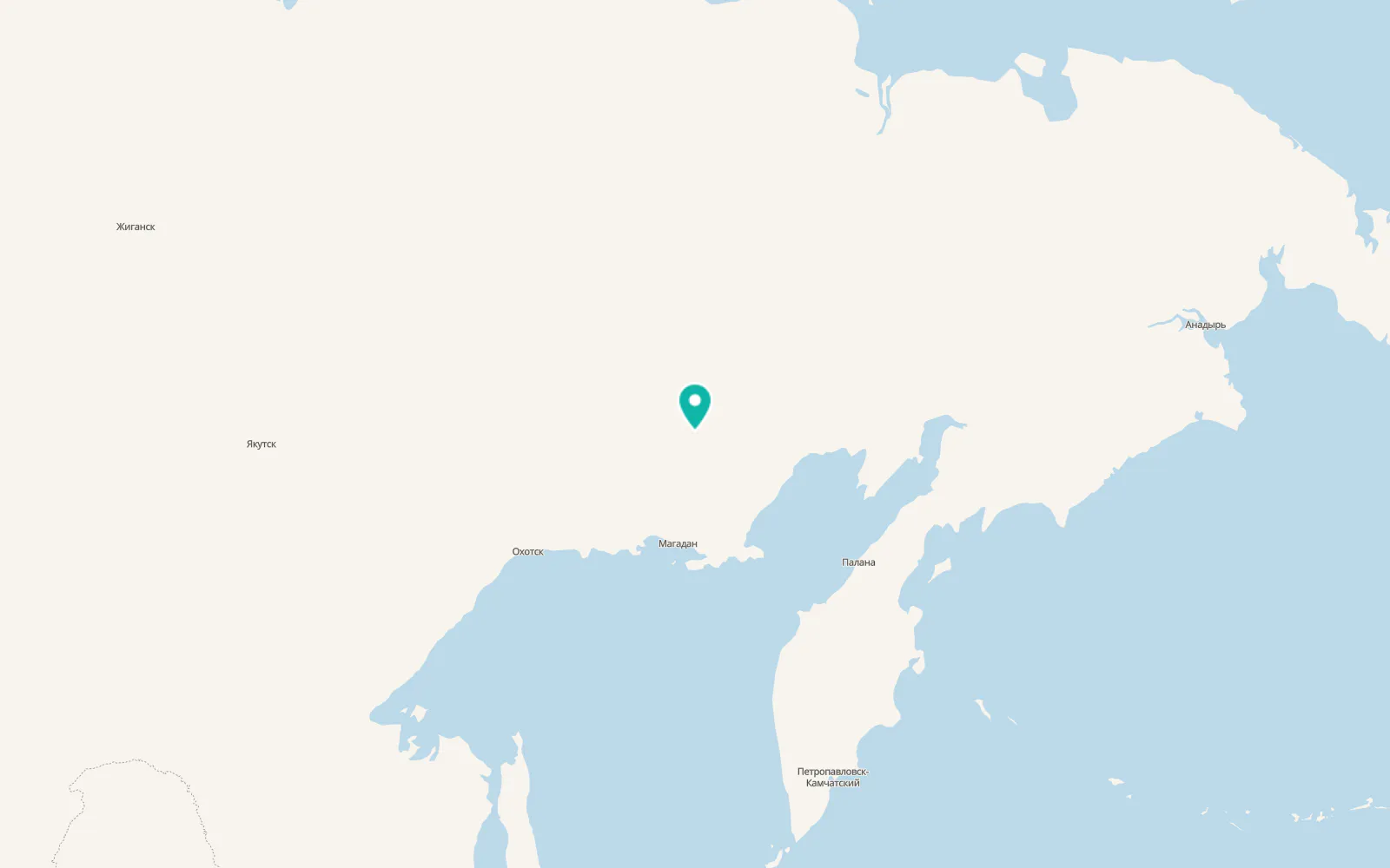 Map of Orotukan