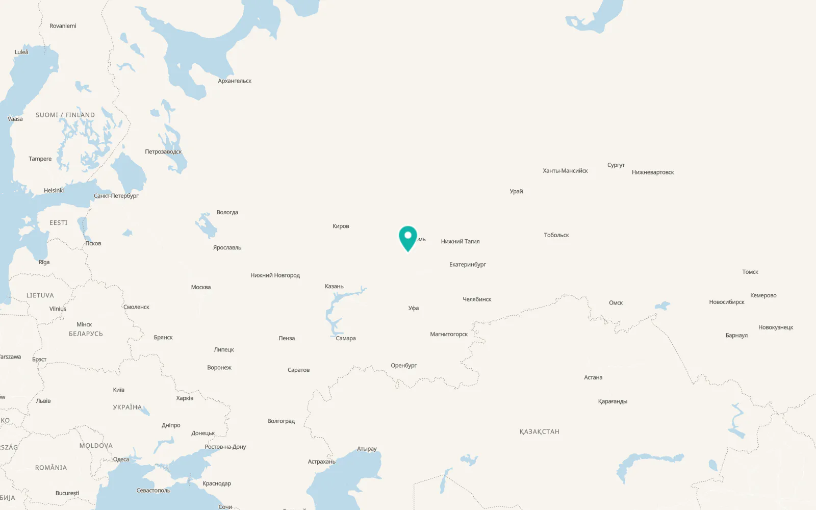 Map of Osa