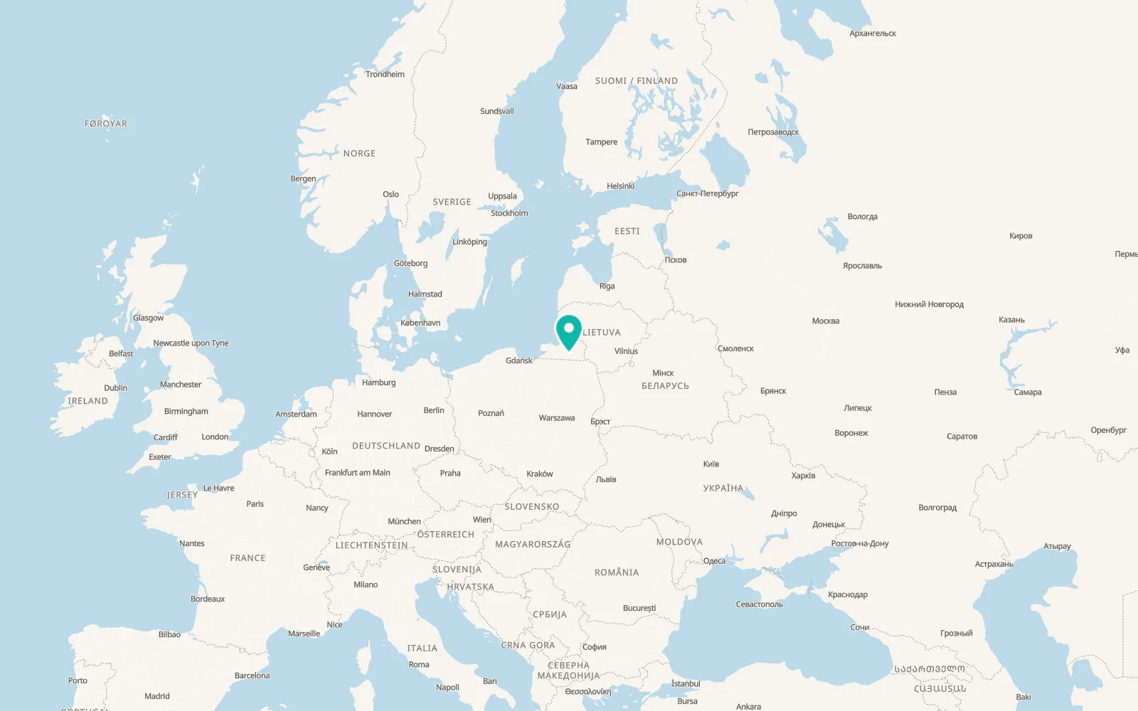 Map of Otradnoye