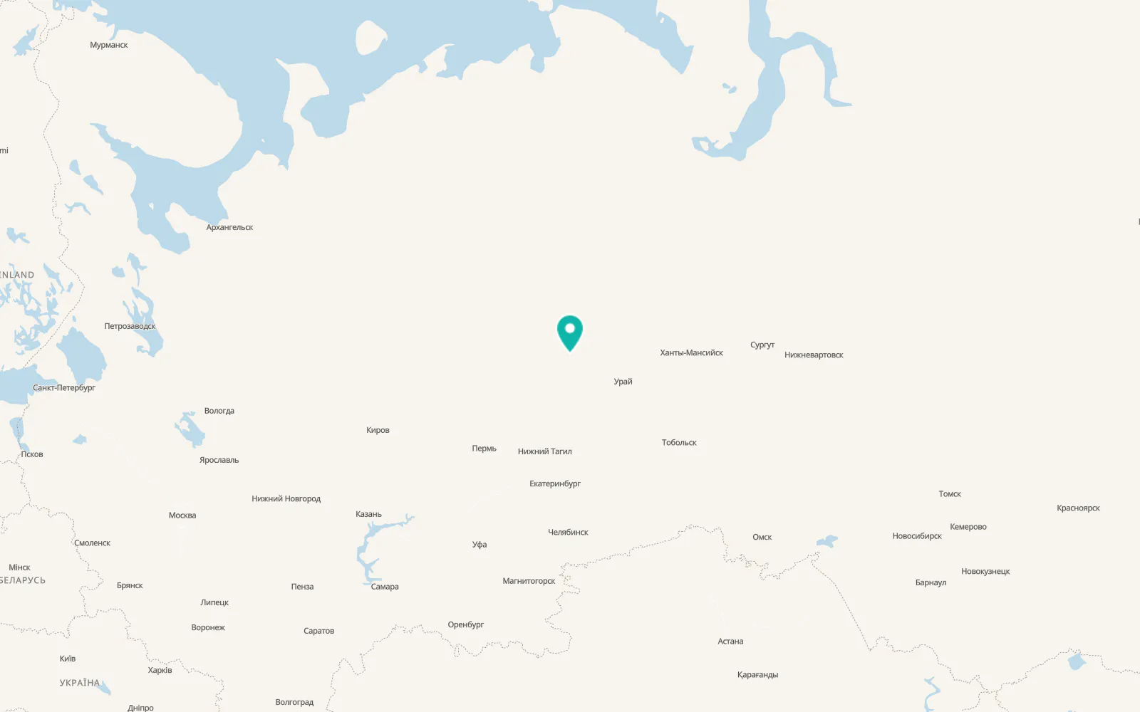 Map of Ous