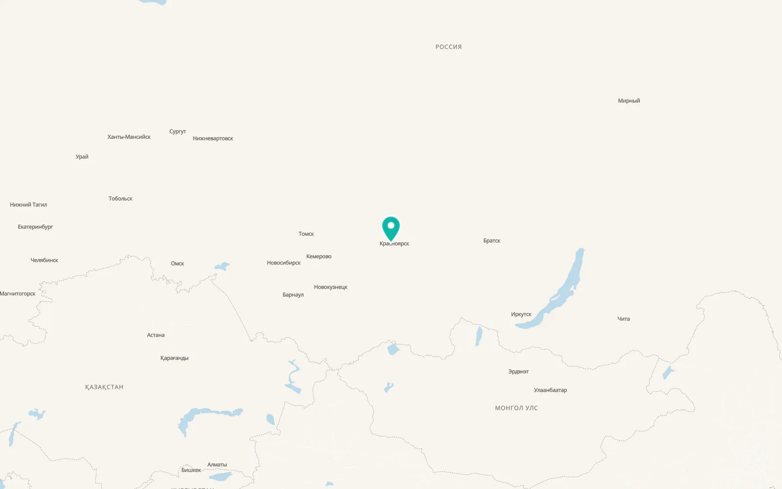 Map of Ovsyanka