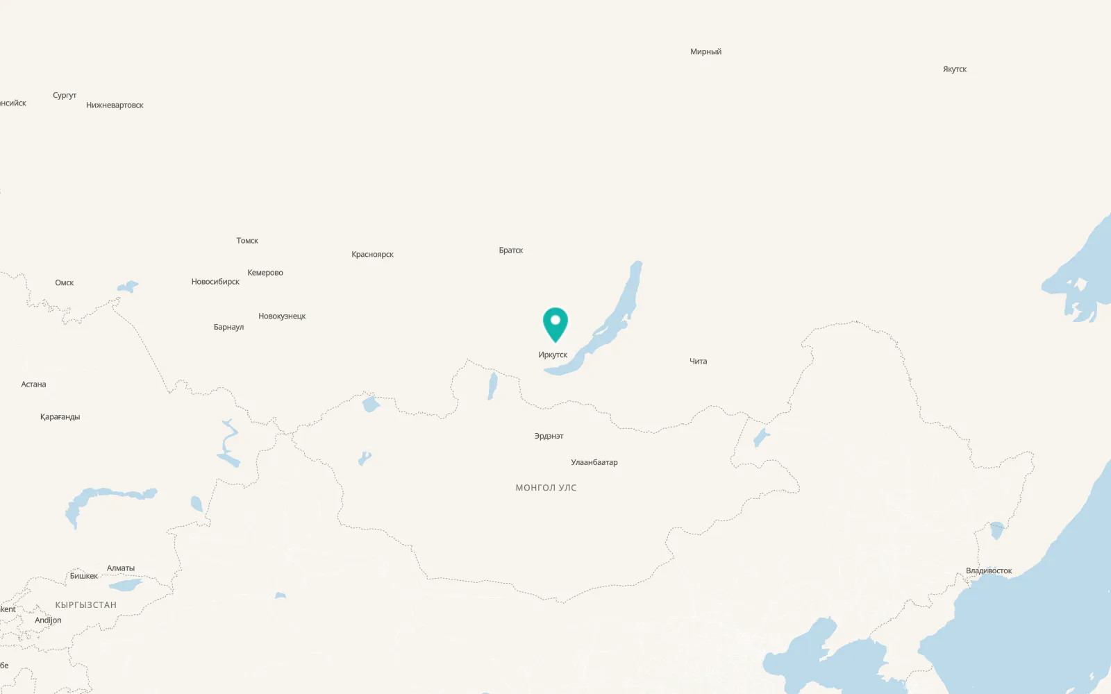Map of Oyëk