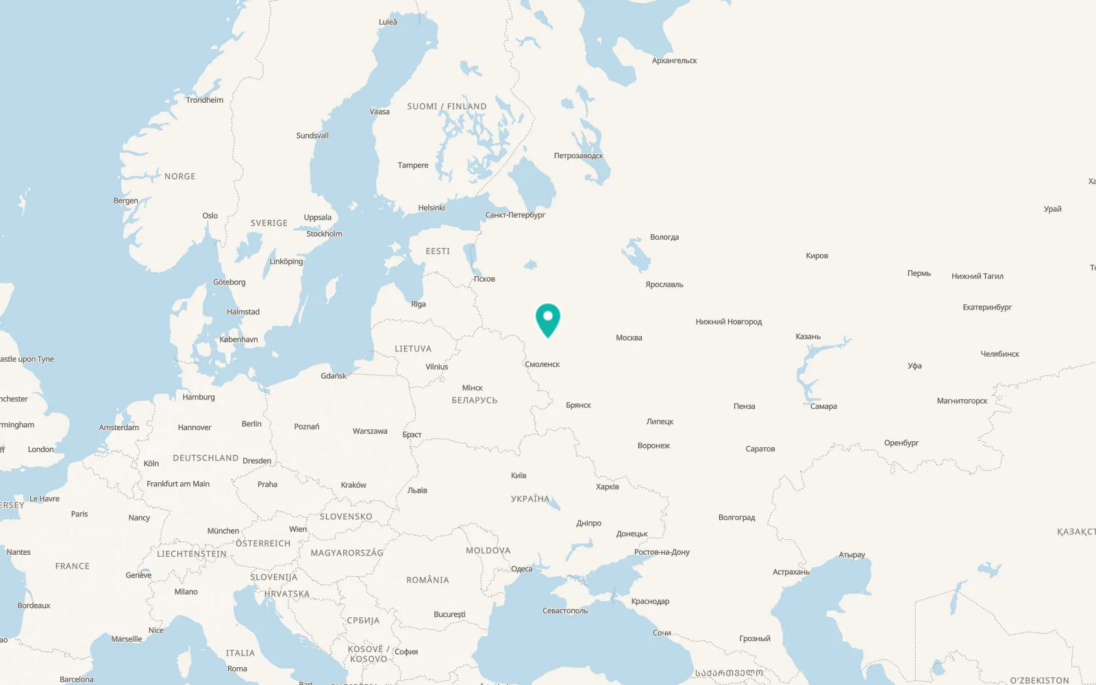 Map of Ozërnyy