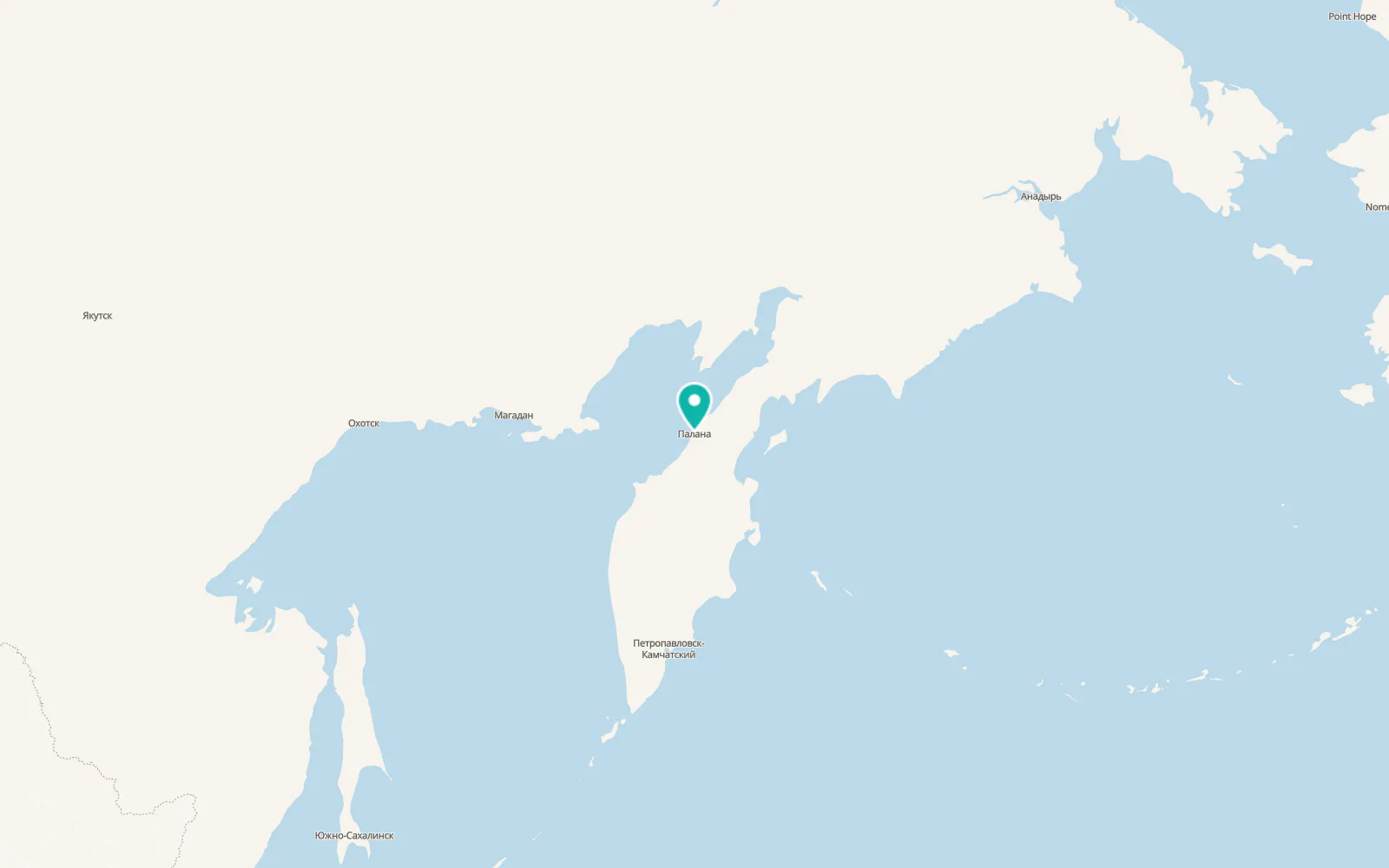 Map of Palana