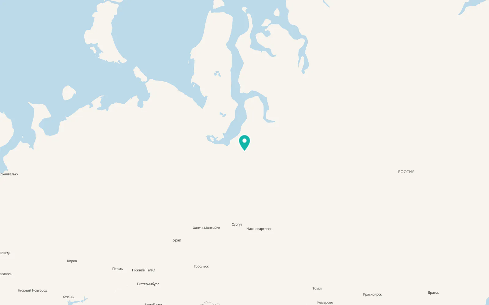 Map of Pangody