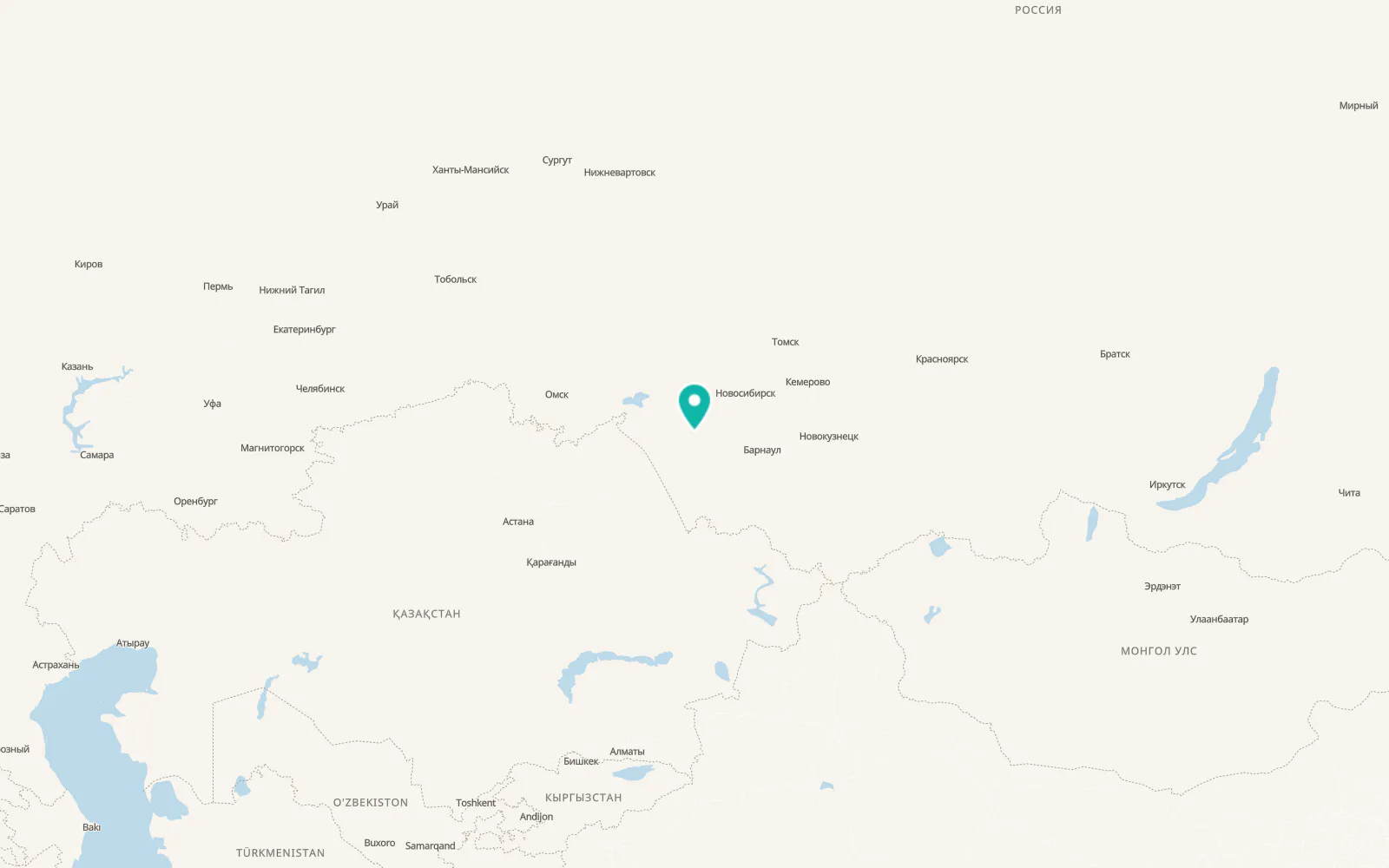 Map of Pankrushikha