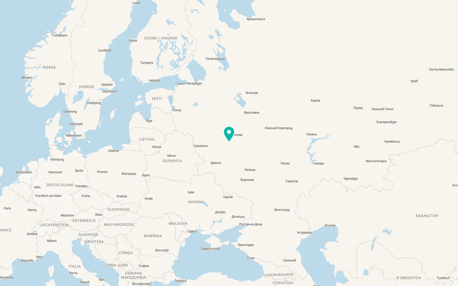 Map of Panskoye