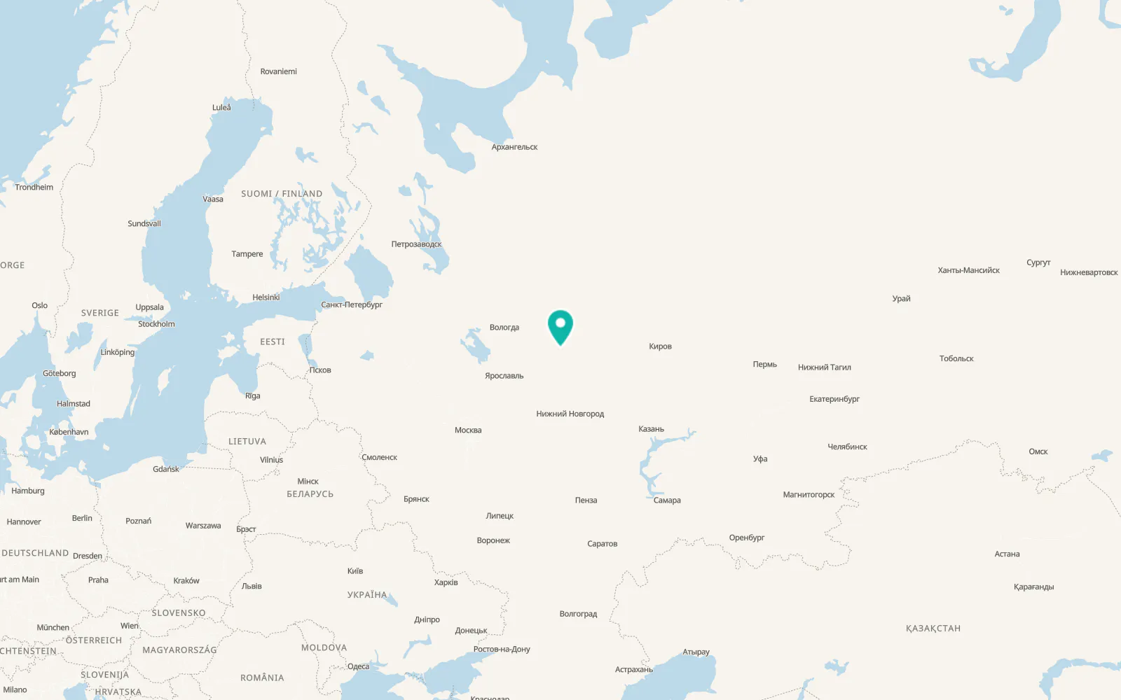 Map of Parfen’yevo