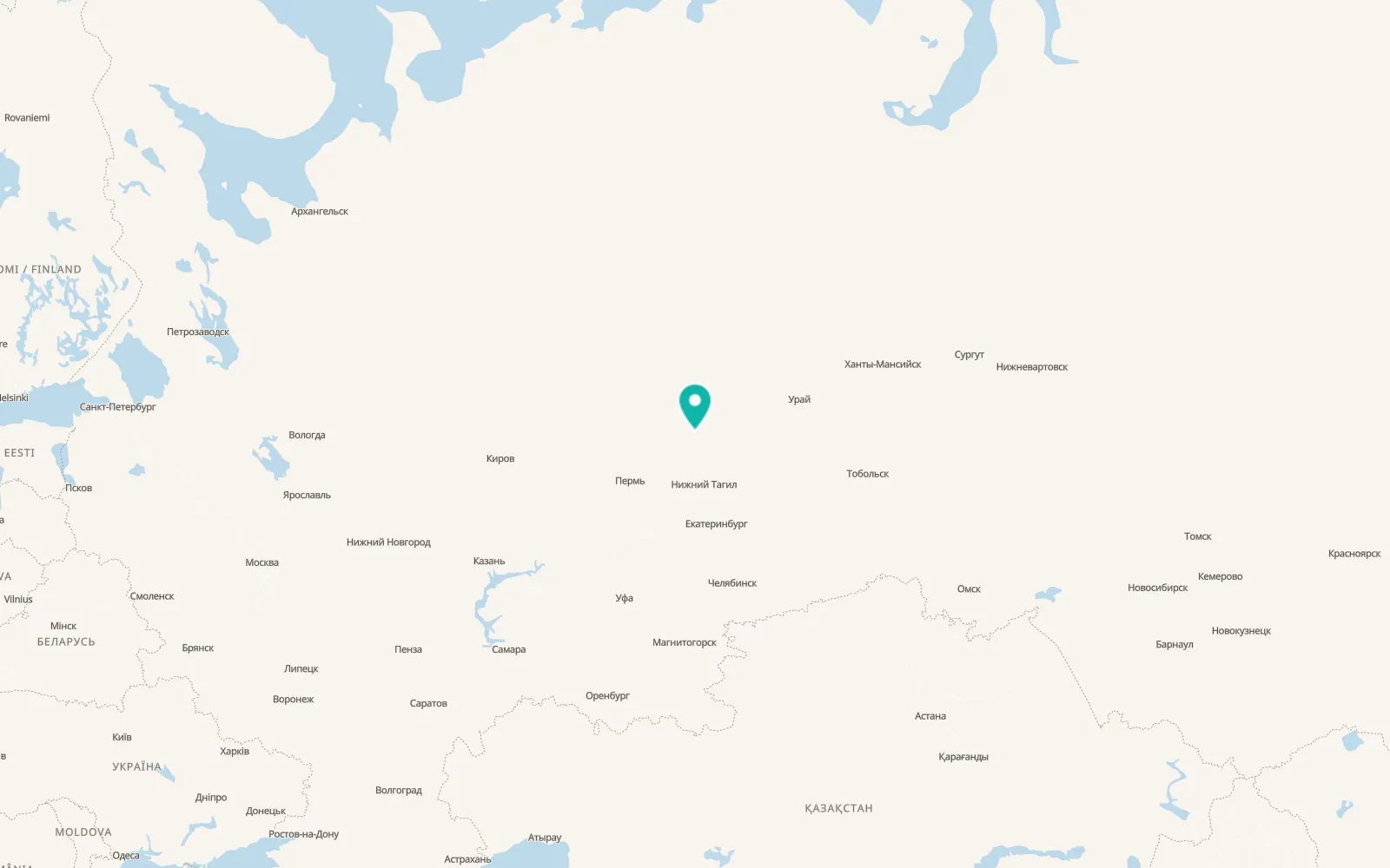 Map of Pavda