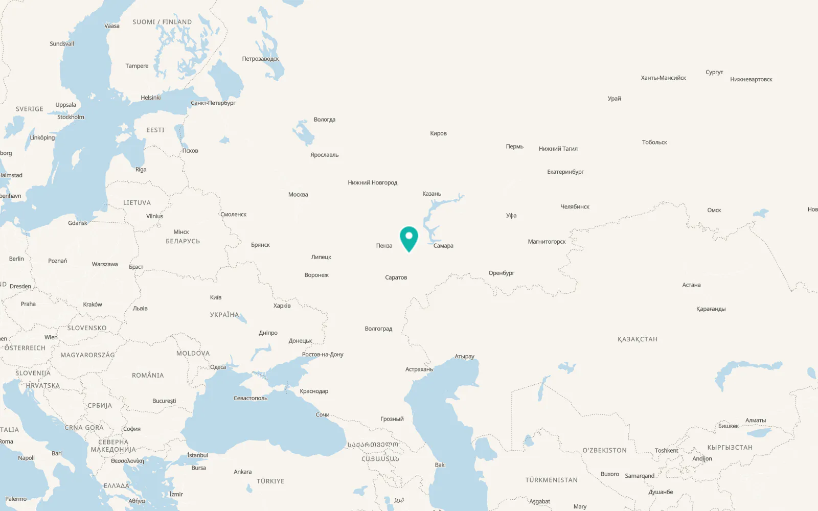 Map of Pavlovka