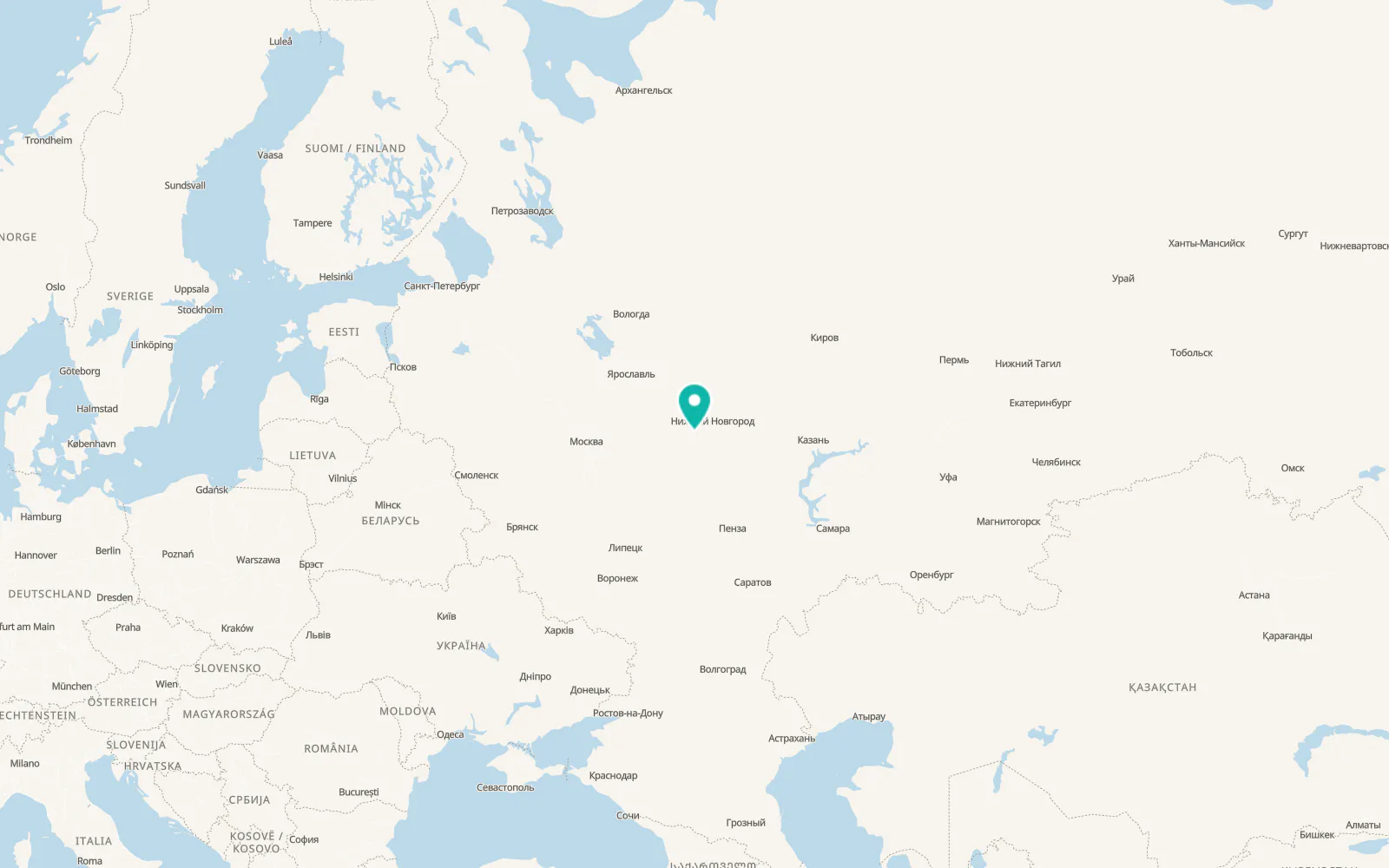 Map of Pavlovo