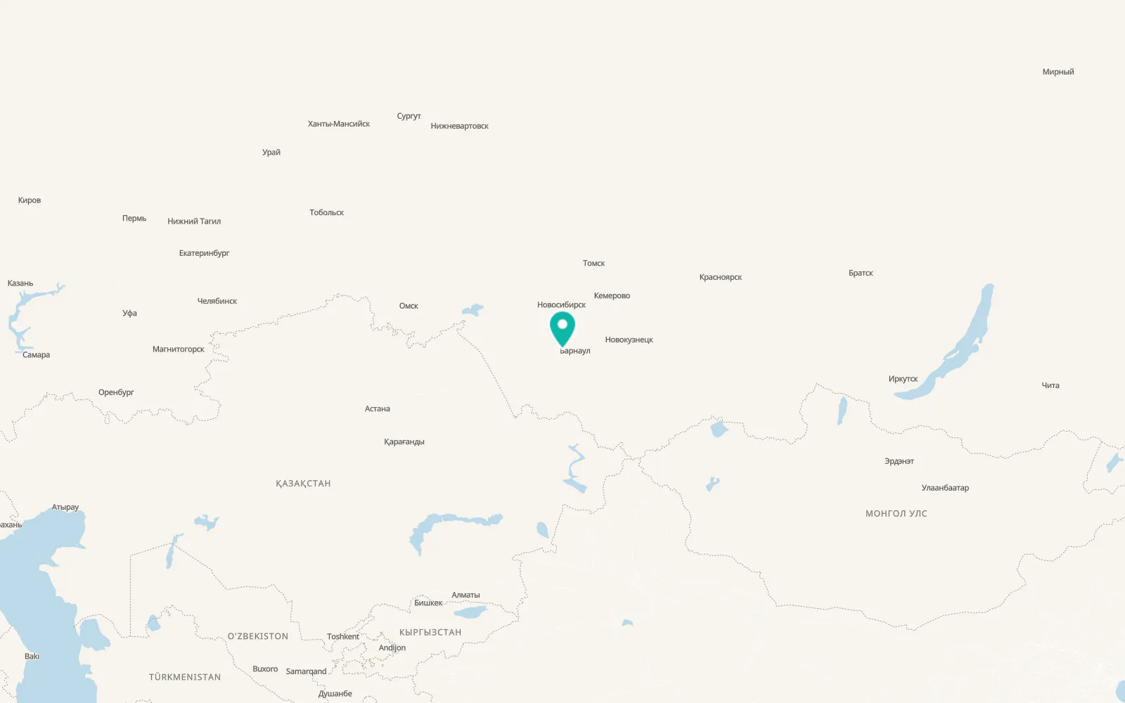 Map of Pavlovsk