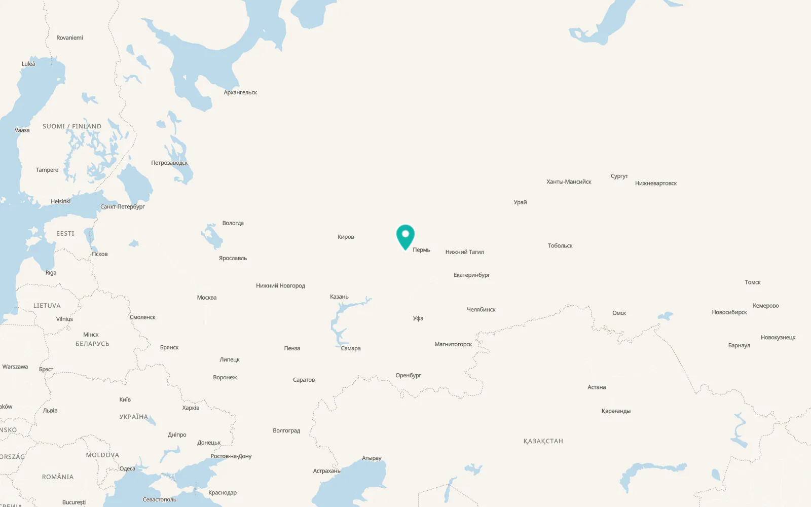 Map of Pavlovskiy