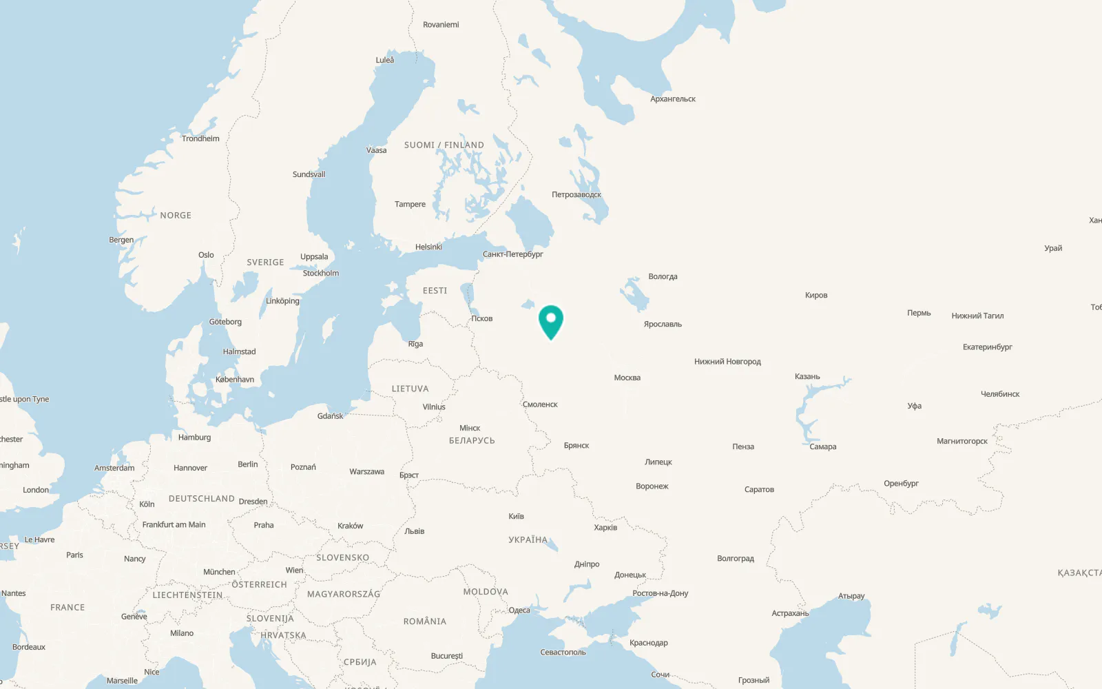 Map of Peno