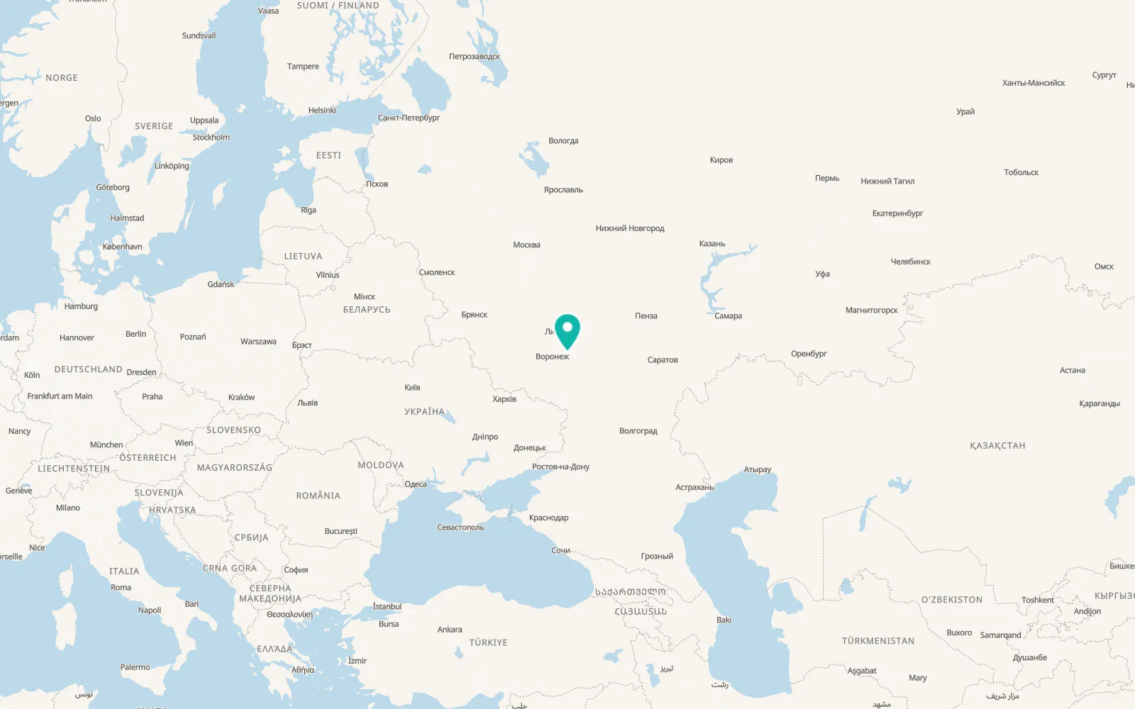 Map of Perelëshino