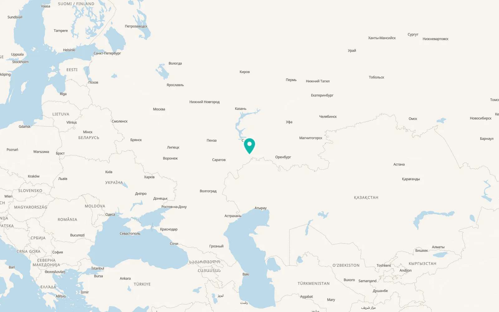 Map of Perelyub
