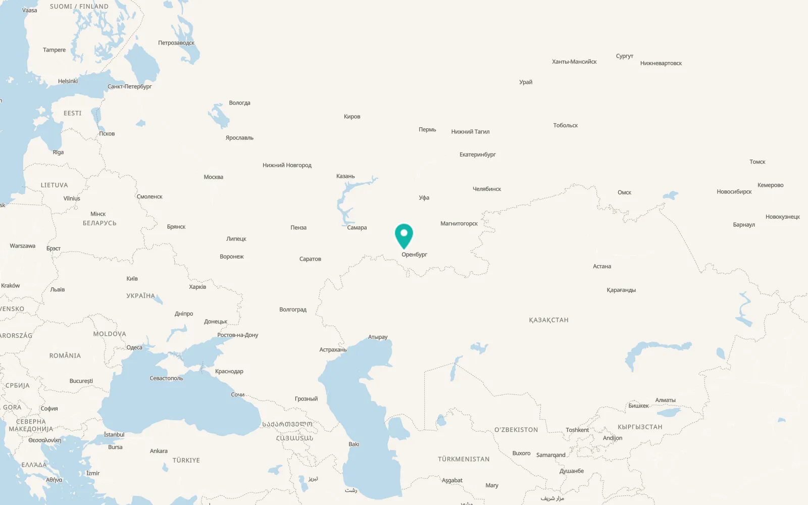Map of Perevolotskiy