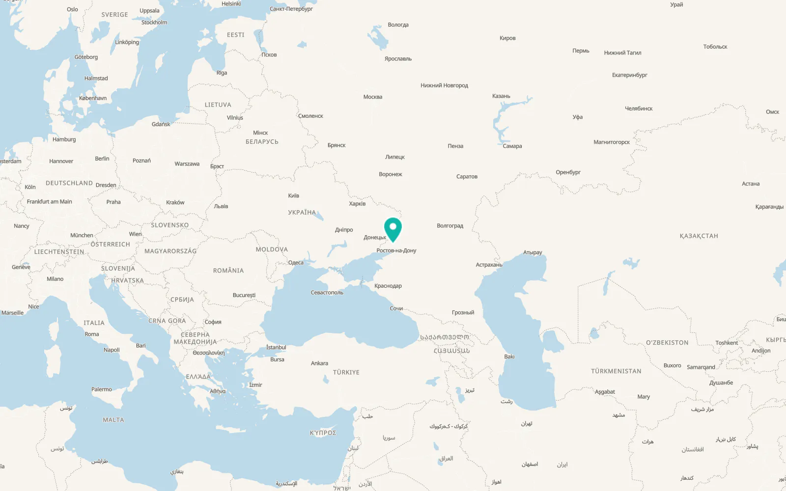 Map of Persianovka