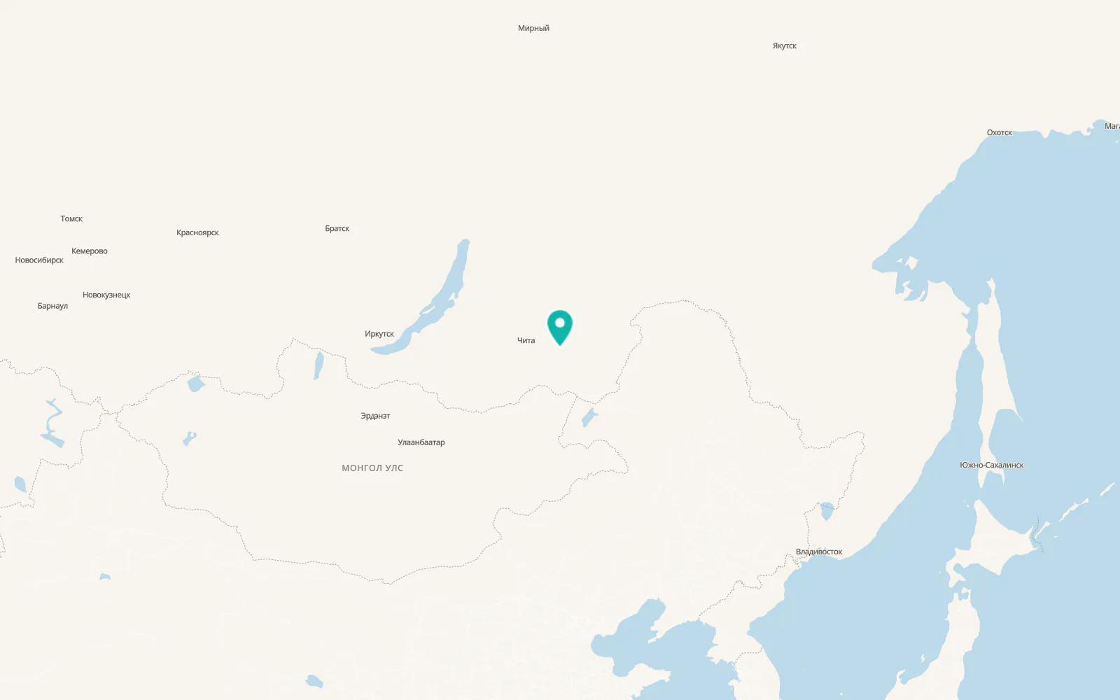 Map of Pervomayskiy