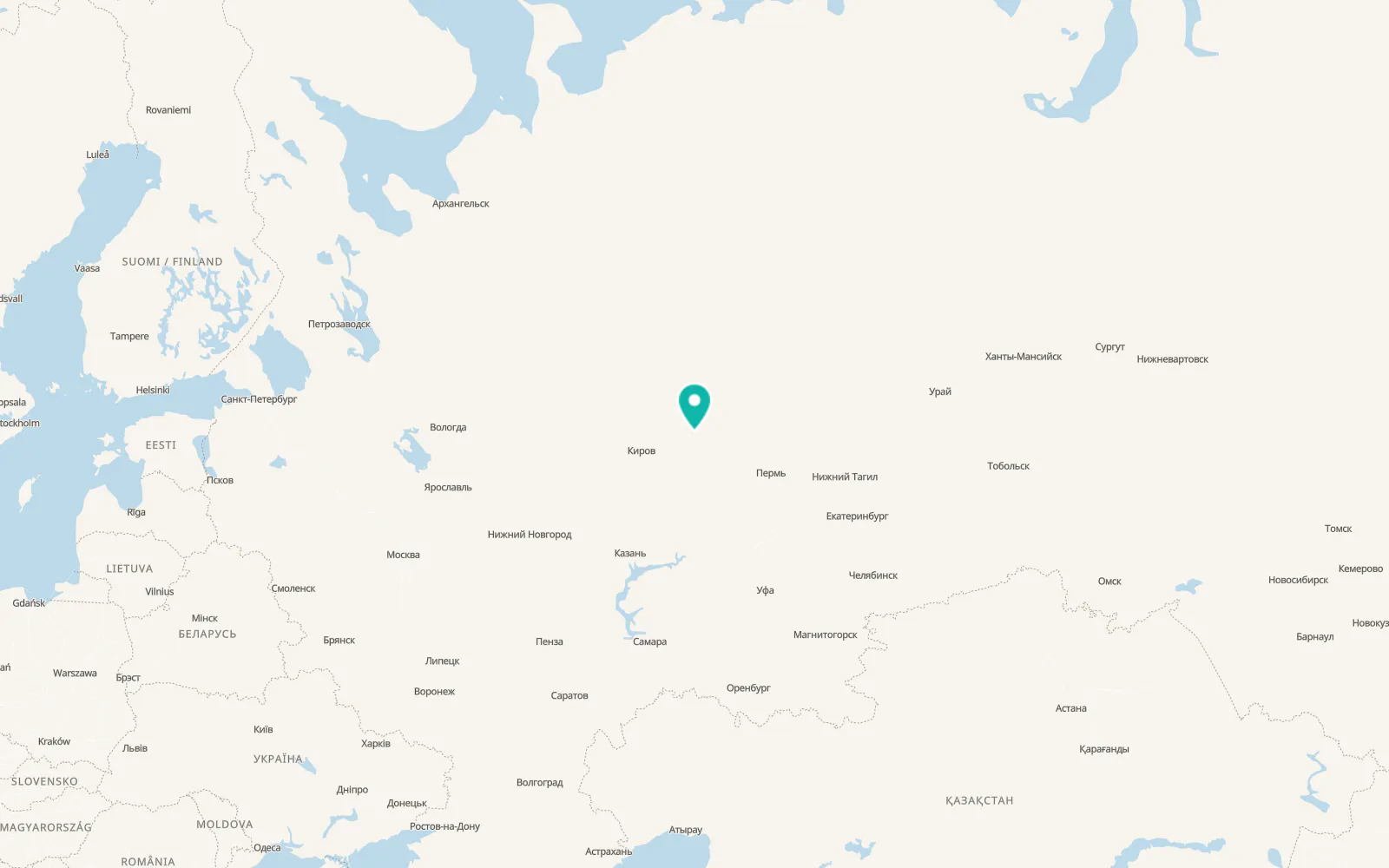Map of Peskovka