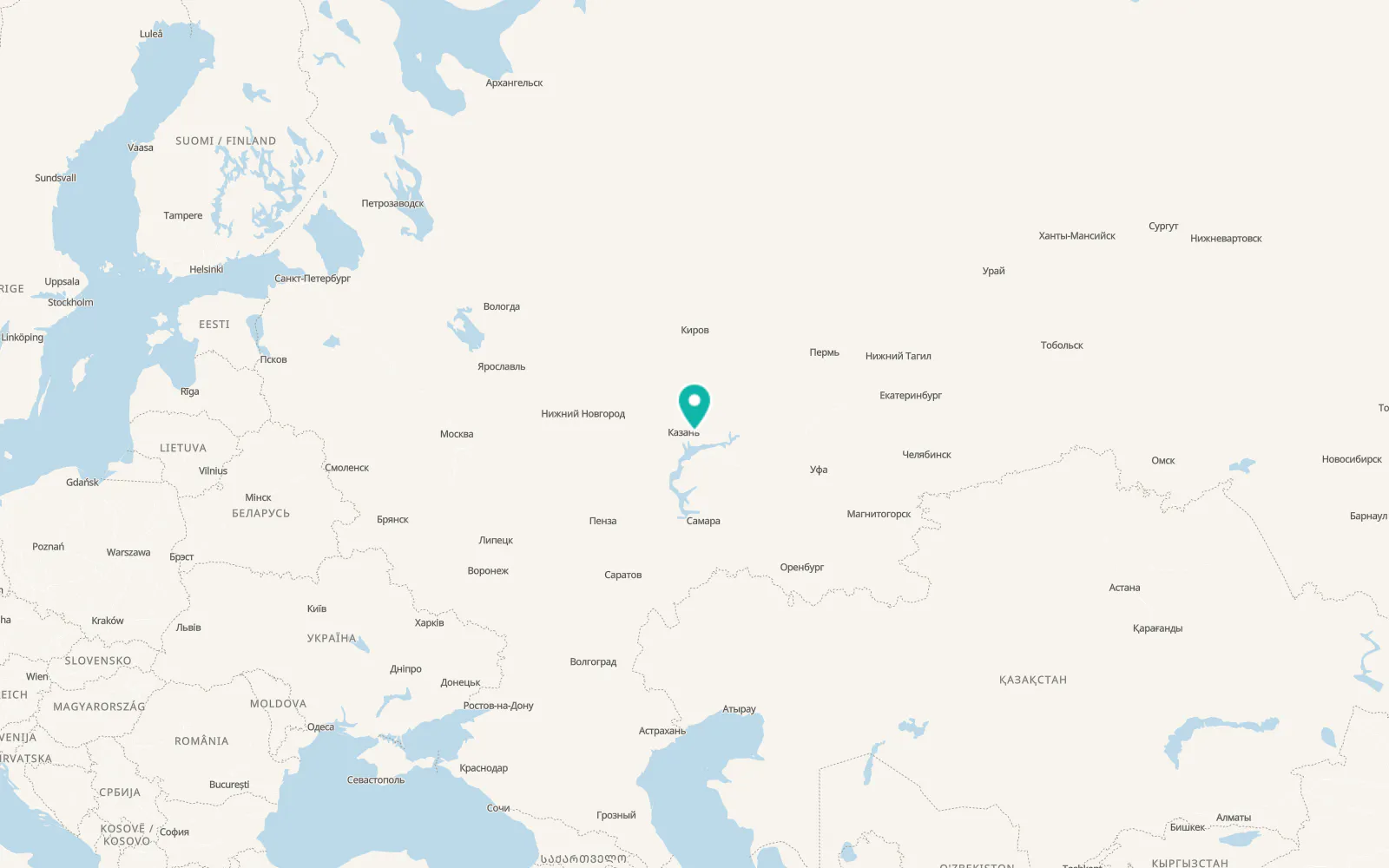 Map of Pestretsy