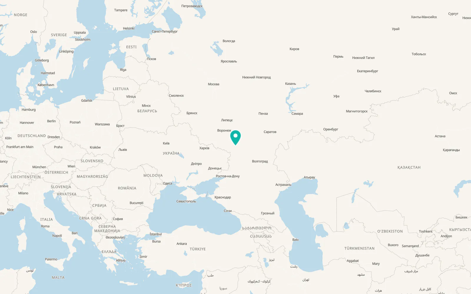 Map of Petropavlovka
