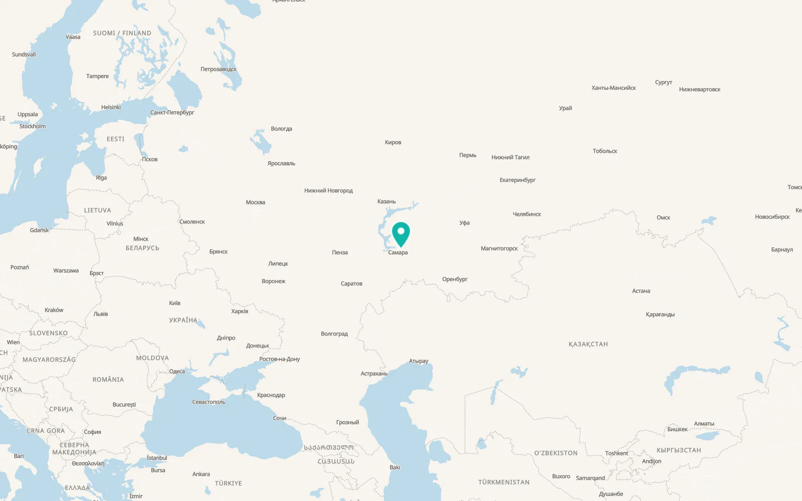 Map of Petrova Dubrava
