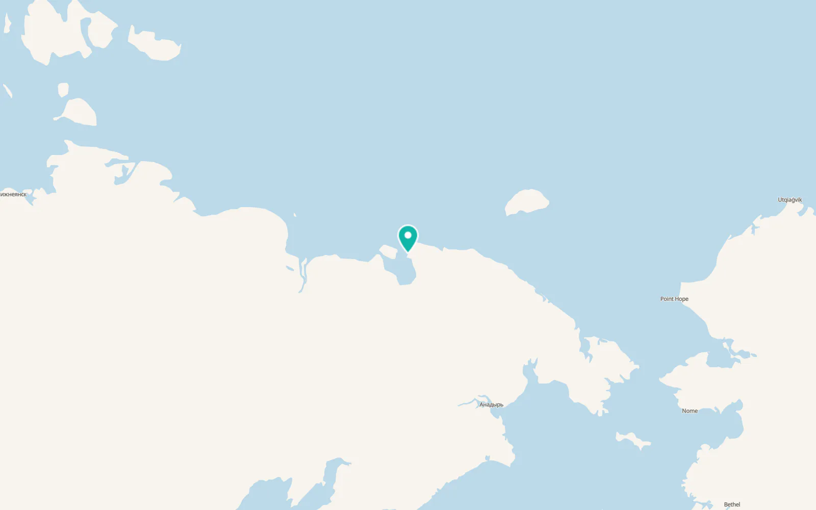 Map of Pevek