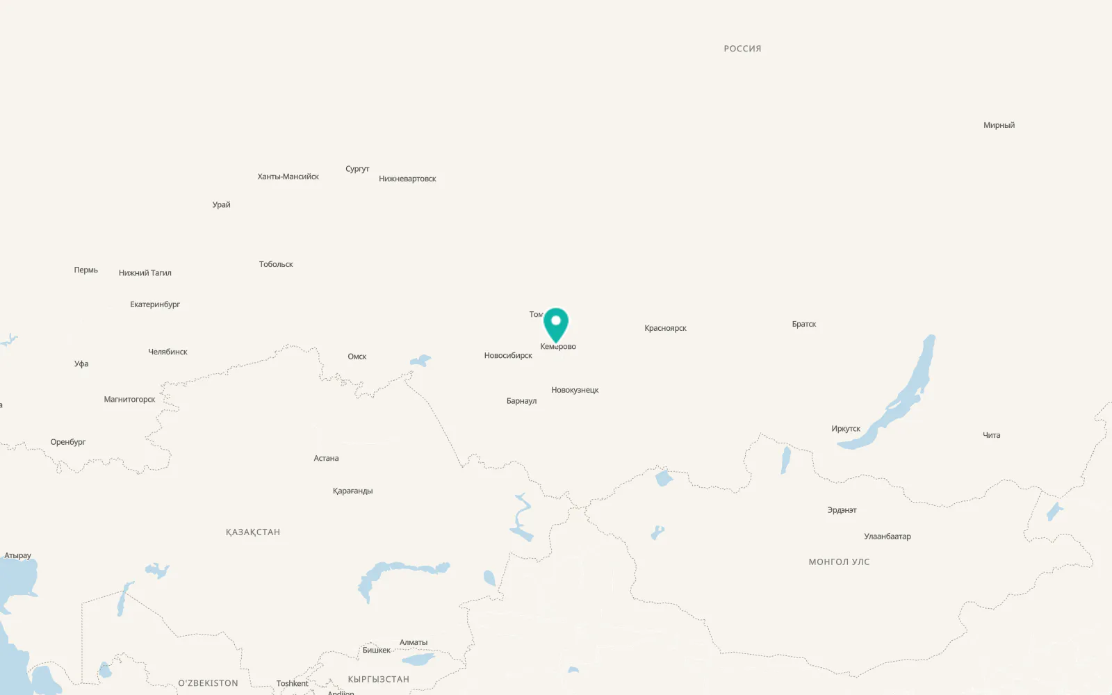 Map of Pioner