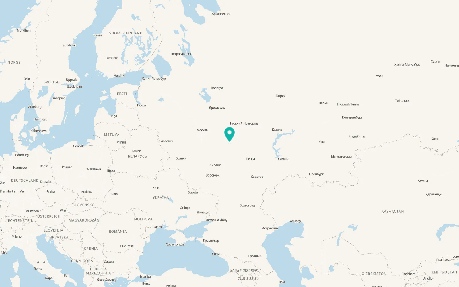 Map of Pitelino