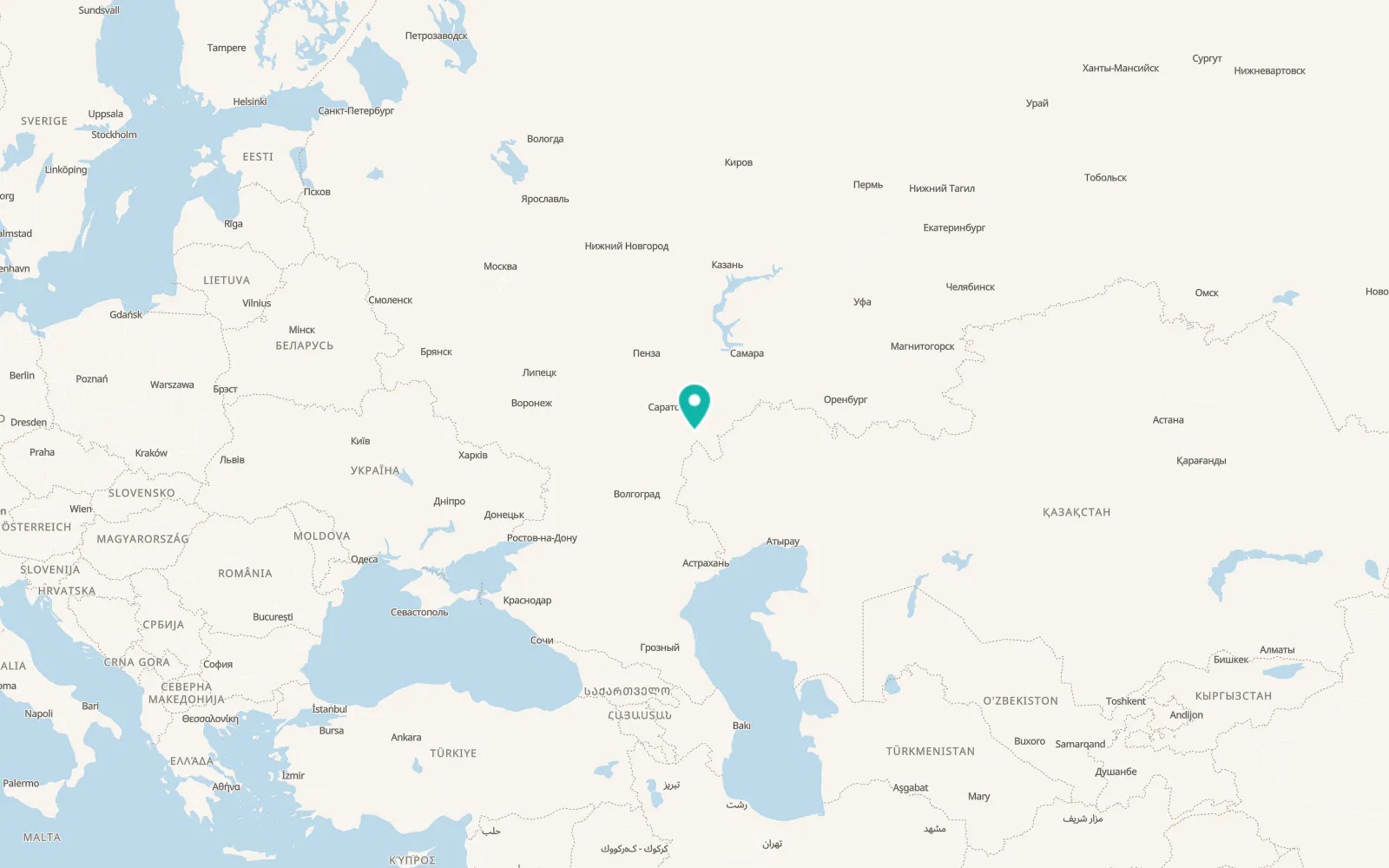 Map of Piterka