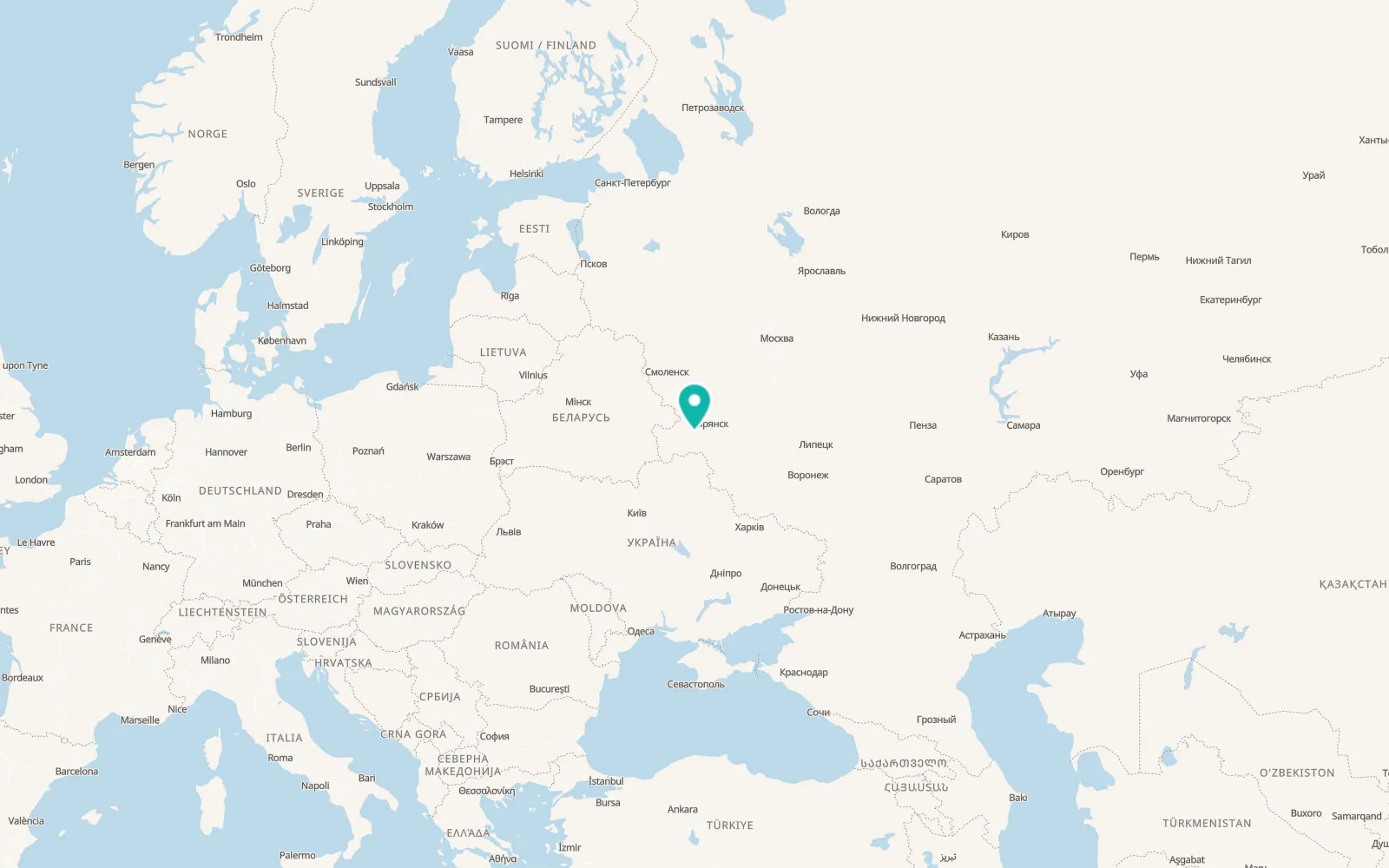 Map of Pochep