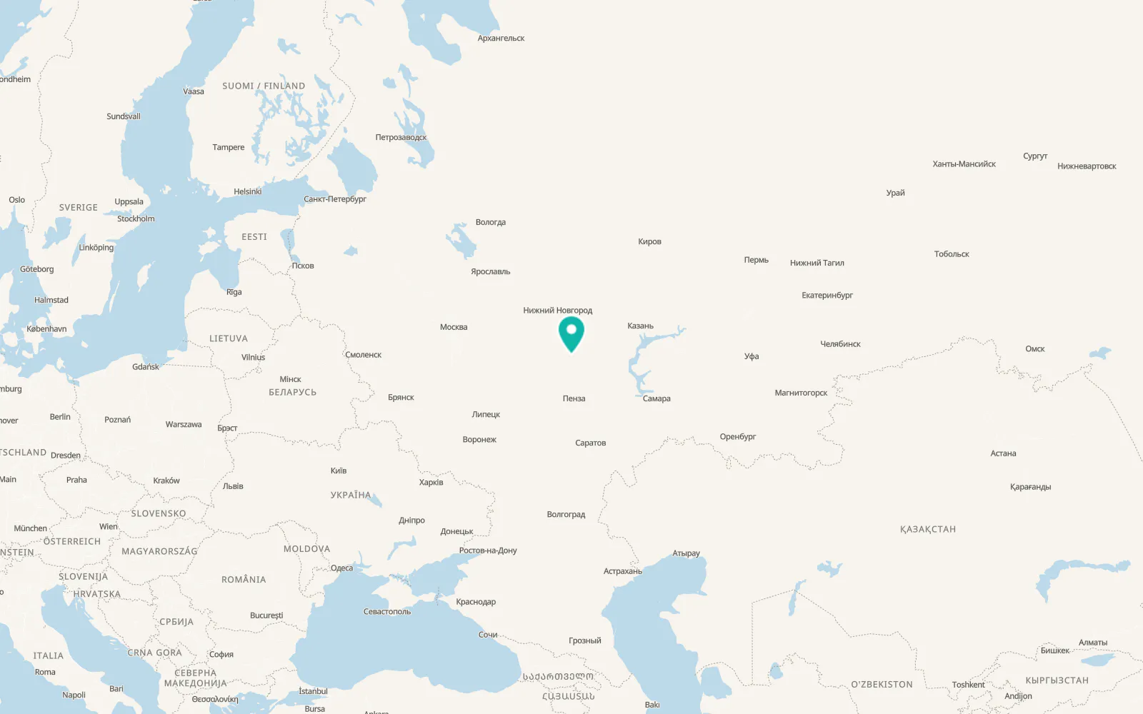 Map of Pochinki