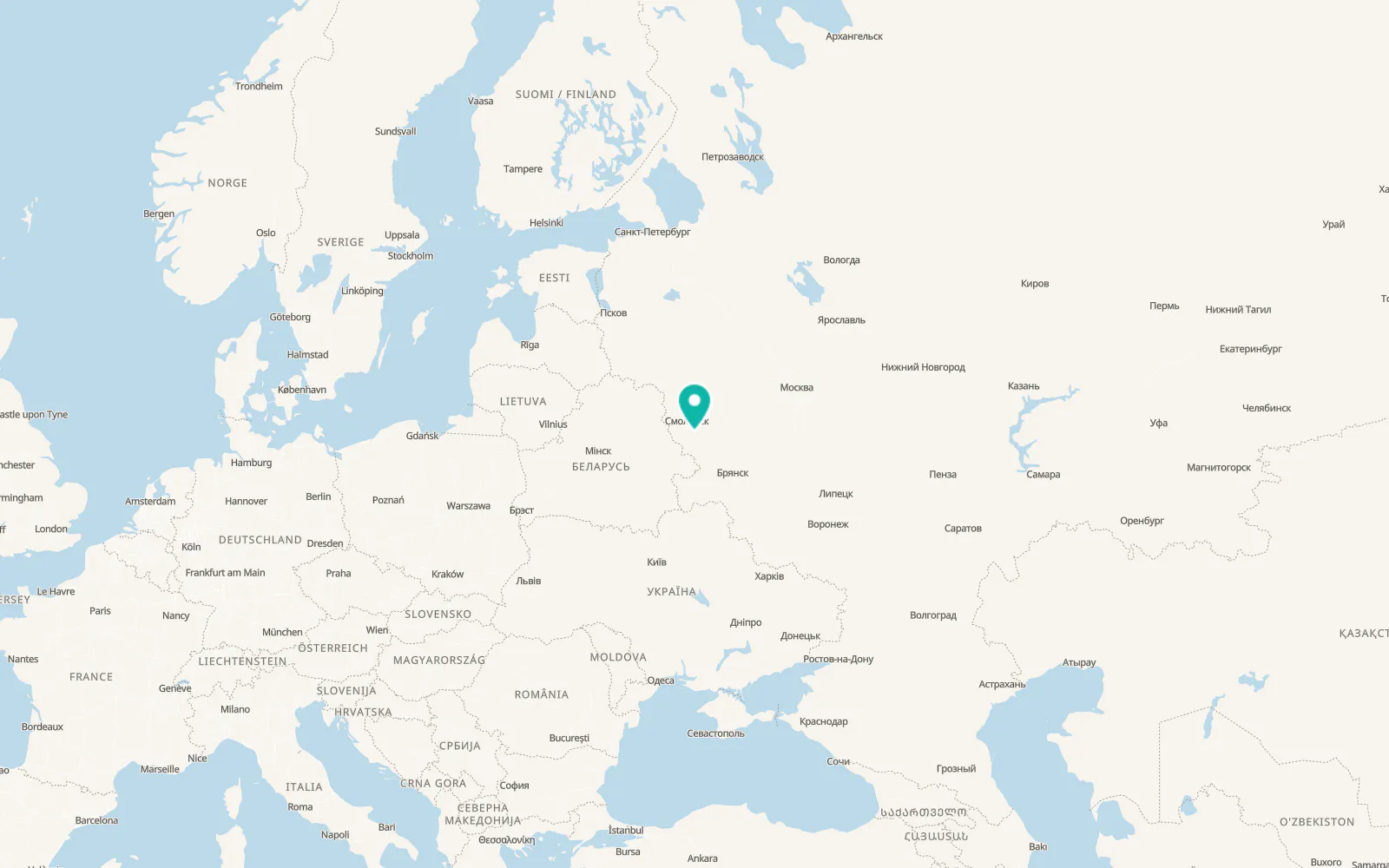 Map of Pochinok