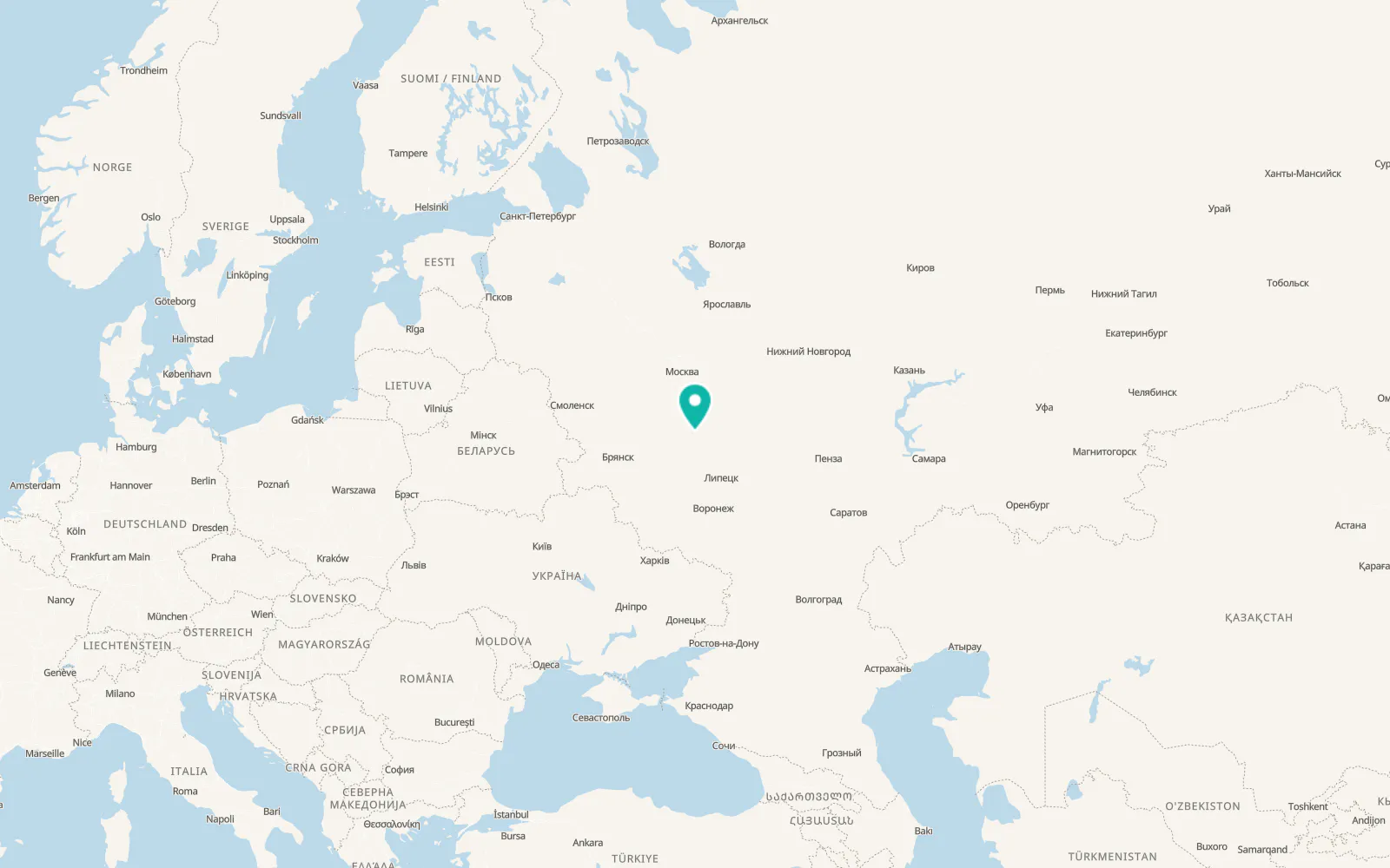 Map of Podlesnyy