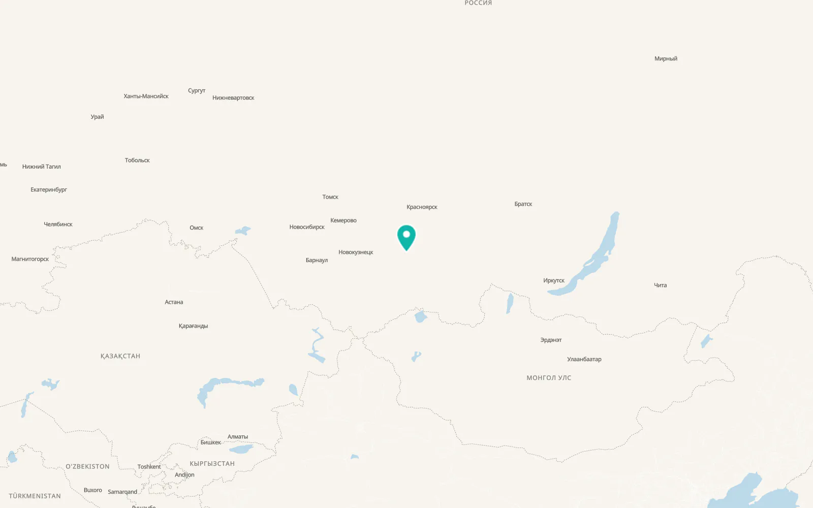 Map of Podsineye