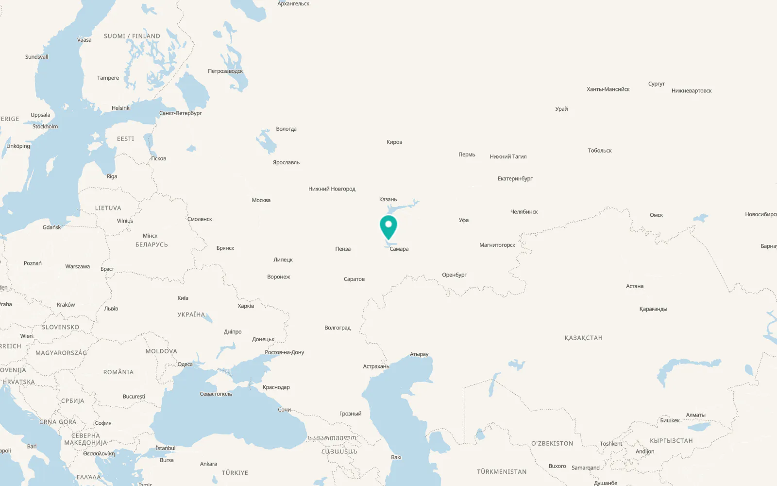 Map of Podstepki