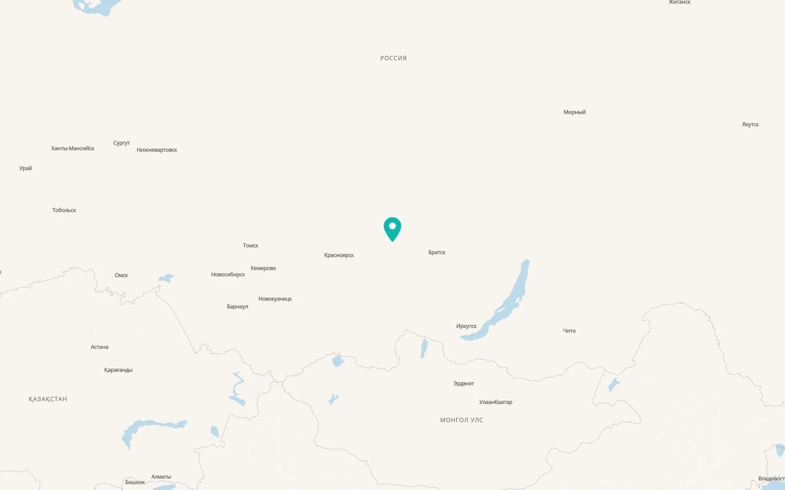 Map of Pokanayevka