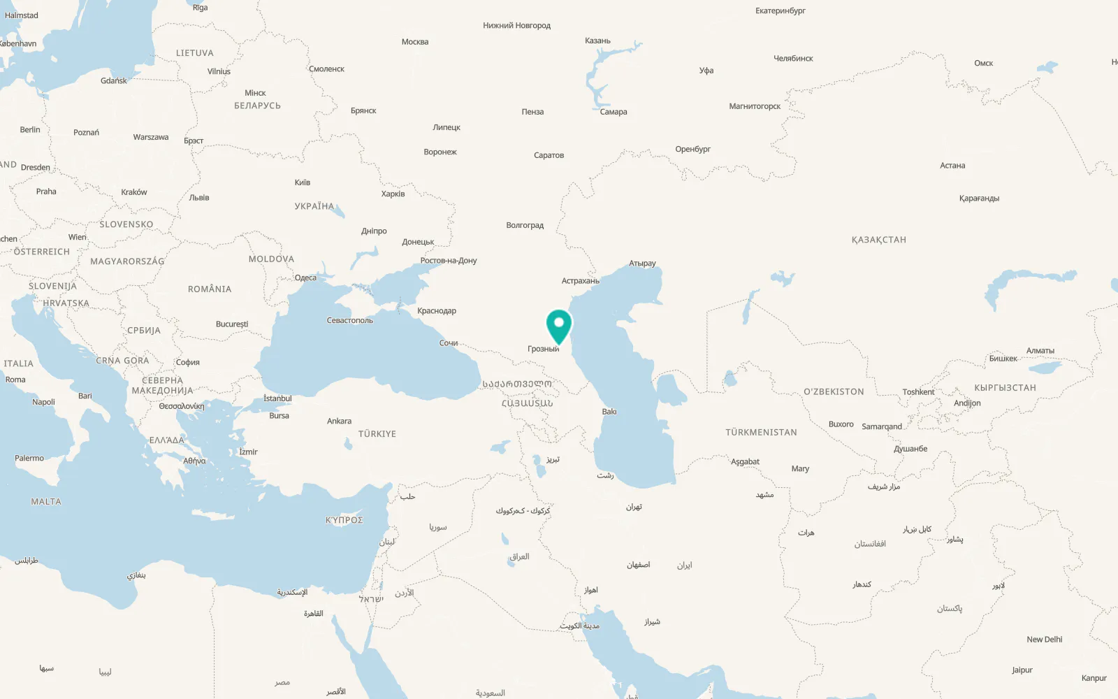 Map of Pokrovskoye