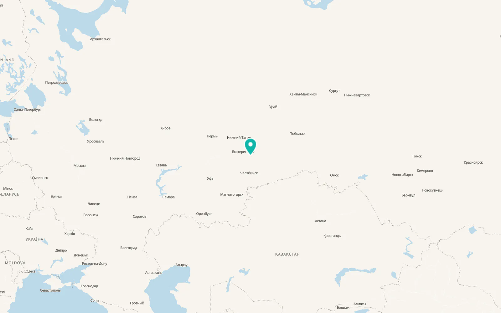 Map of Pokrovskoye