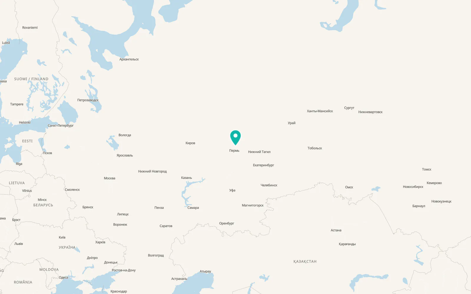 Map of Polazna
