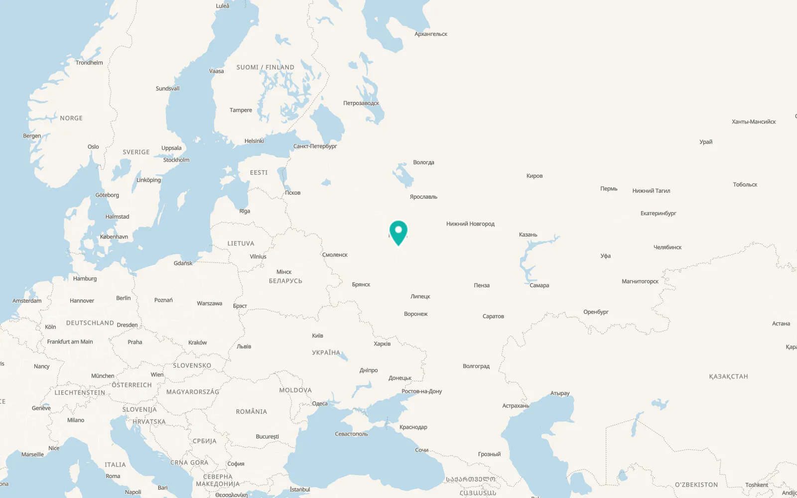 Map of Popovo