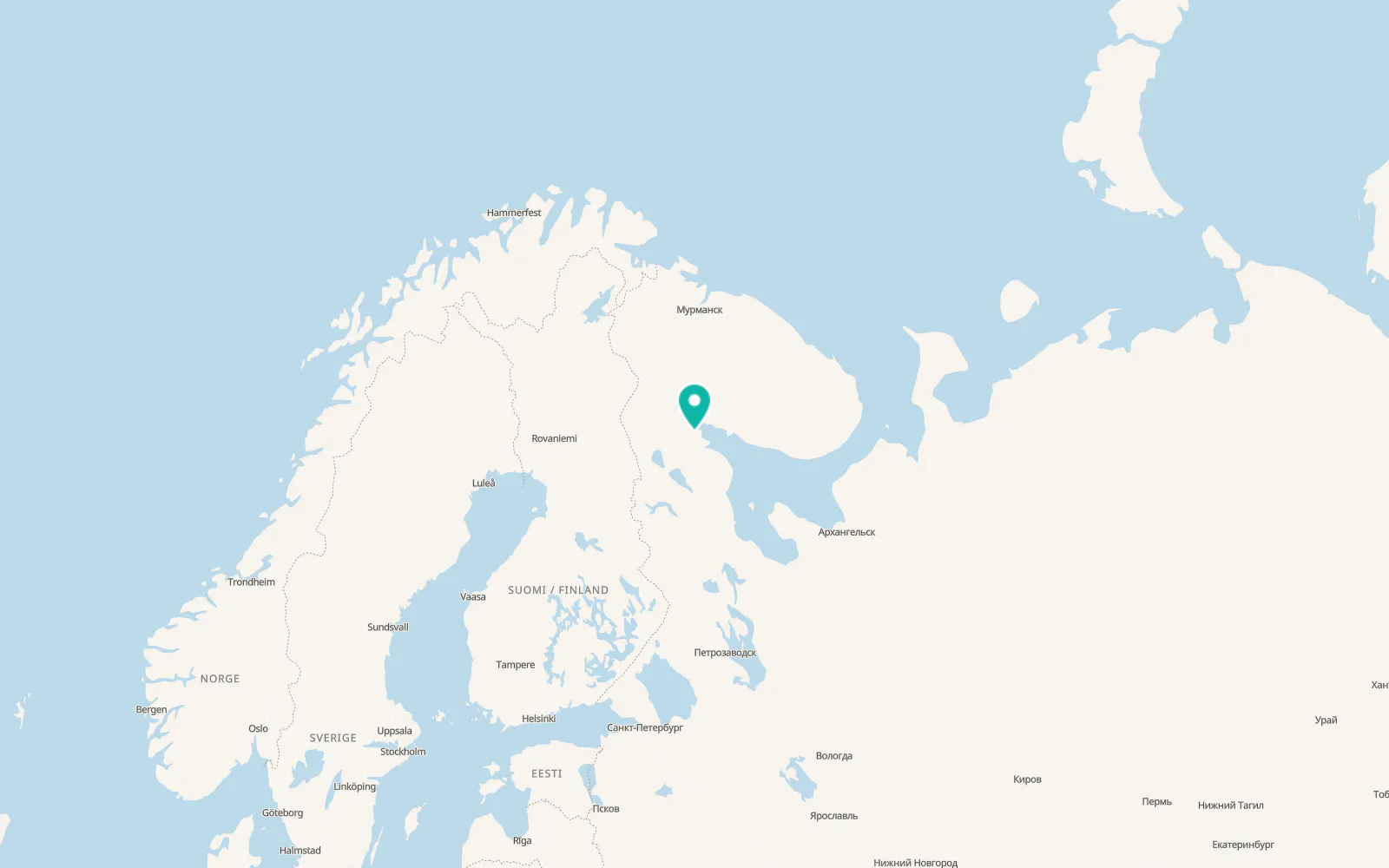 Map of Poyakonda